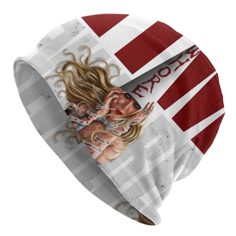 In This Moment Maria Brink Skull Slouchy Beanie Baggy Ski Hat