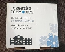 Creative Memories BARN  FENCE Border Maker Cartridge NEW IN BOX 