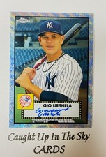 2021 Topps Chrome Platinum Gio Urshela “70th Anniv.” Platinum Wave Auto #70/70