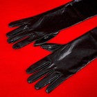 Patent Leather Wet Look Arm Length Gloves Opera Gloves Woman Roleplay Woman New — photo 9