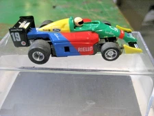 VINTAGE TYCO BENETTON F1 440 x2 HO SLOT CAR NICE! Chassis Reconditioned!!