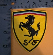 Ferrari Embroidered Ironsew On Patch