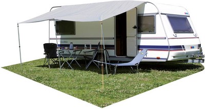 Eurotrail Basic Sonnendach, 250x240cm, grau