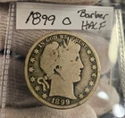 1899 O Barber Silver  Half Dollar , G-VG. Great Lower Mintage Coin. Priced Right