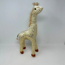 Aurora Gold Giraffe Plush Stuffed Animal Yellow Shiny Sparkly Cute Soft 17"
