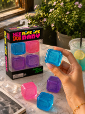 Nee Doh Inspired Nice Ice Baby 4 Pack Mini Nice Cubes