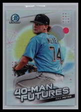 2021 Bowman Chrome #FMF-19 Max Meyer 40-Man Futures Miami Marlins
