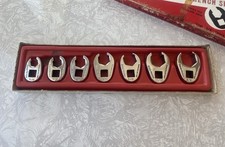 Snap-on Tools 7-piece 38 Drive Sae Crowfoot Flare Nut Wrench Set