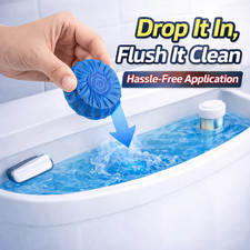 3/6 Toilet Cistern Blocks Blue Cleaner Bowl Freshener Bloo Loo Block Blu Tablets