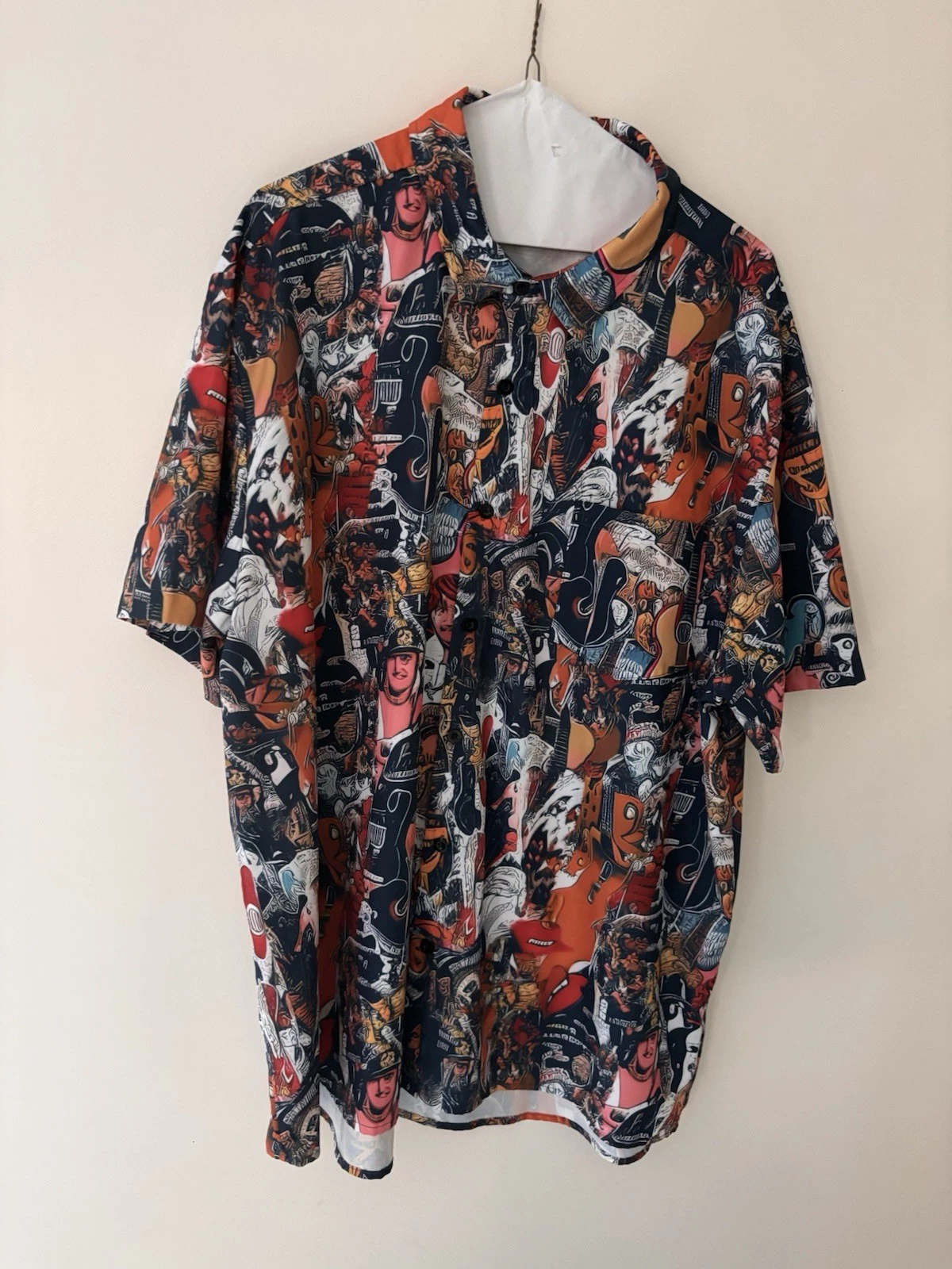 Hipmelo XXL Music Hawaiian Shirt Polyester