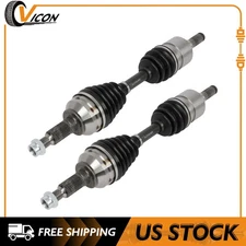 Pair CV Axle Shaft Assembly SurTrack For Hummer H3 H3T AWD/4WD 06-10 Front