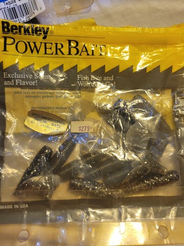 Vintage Powerbait Fishing Berkley Rare Bait Worms discontinued Tequila Sunrise - Picture 6 of 6