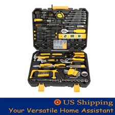 198Pcs Tool Set Black & Yellow