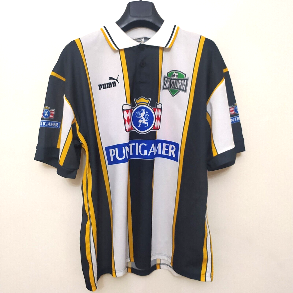 9 Maillot SK Sturm Graz 1996-1998 taille L Puntigamer