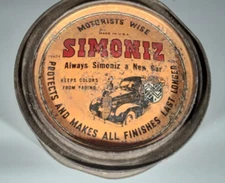 Vintage Simoniz Auto Wax Can