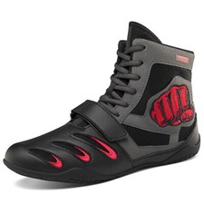 Male Wrestling Shoes Outdoor Boxing Sport Boots Fighting Weightlift Footwears