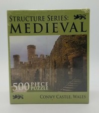 Conwy Castle Wales 500 pc Jigsaw Puzzle Structure Series: Medieval XI Media NEW