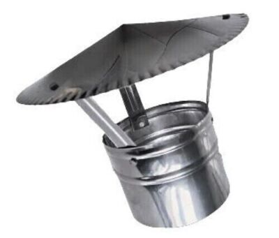 Regenhaube Für Ofenrohr 150mm - Verzinkter Schornsteinaufsatz