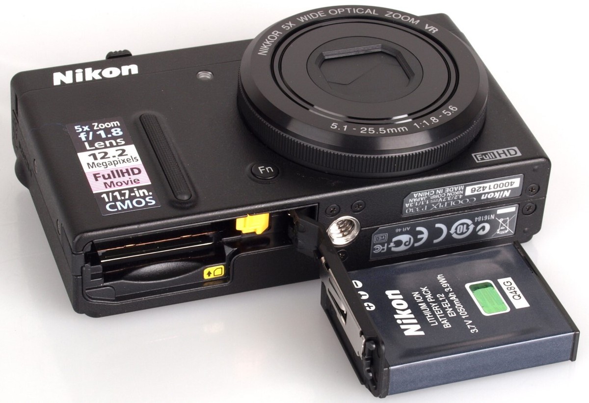 Nikon COOLPIX P330 12.2MP Digital Camera - Black English w/battery