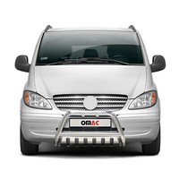 FrontbüGel FrontschutzbüGel FüR Mercedes Vito W639 2003-2010 ABE Silber Stahl