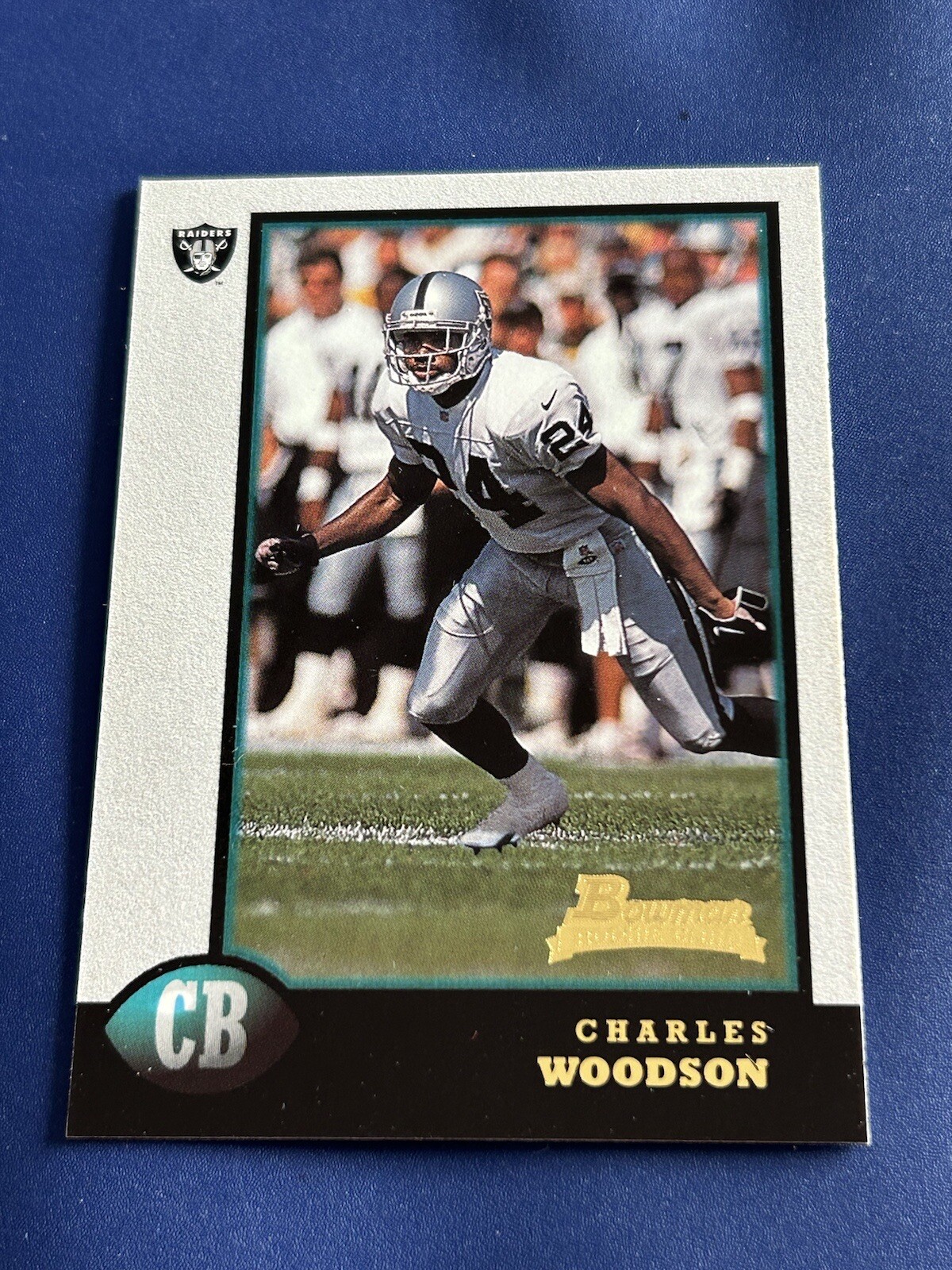 1998 Bowman Charles Woodson Rookie Oakland Raiders #181 RC Michigan Wolverine’s