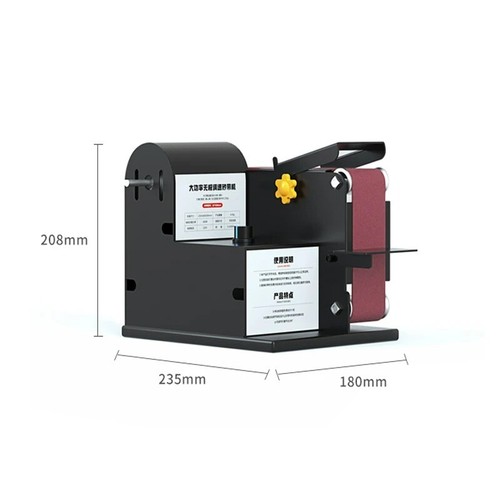 Saldatore elettrico a nastro 800W smerigliatrice angolare levigatrice velocità continua - Foto 1 di 8
