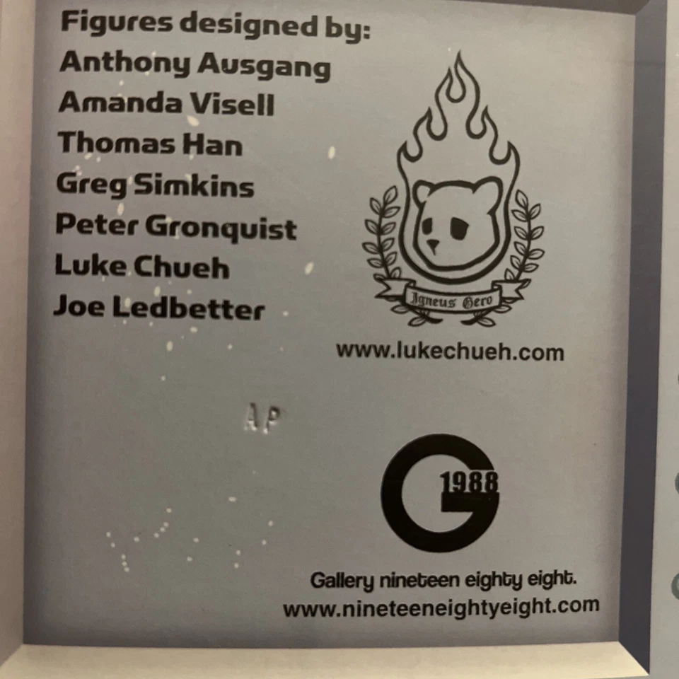 SDCC Vivisect Playset 2008 edición limitada paquete de coleccionista Strangeco AP Chueh Craola Dunny Foto 2 de 4