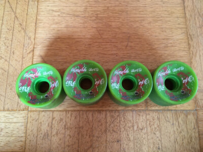 NF King Honolulu Longboard Cruiser Wheels Rollen Downhill sideset grün