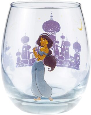 Disney Princess Aladdin Jasmin Glas Tasse 330ml Kaffee Tee Vorrat JP