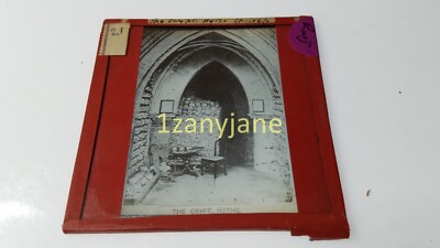 RWJ Glass Magic Lantern Slide Photo 2.1 THE CRYPT HYTHE