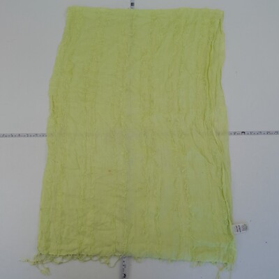 WHITE STUFF Scarf Yellow Tasseled Fringe Lightweight Shawl