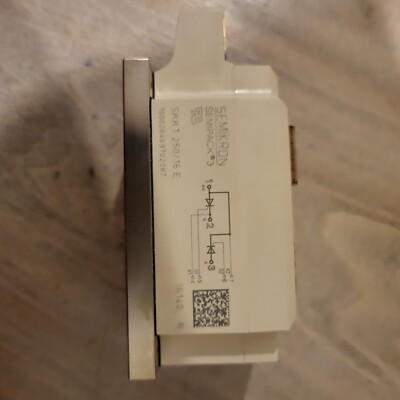 SEMIKRON SKKT 250/16E Silicon Controlled Rectifier, 420A I(T) RMS, 2 Element,...