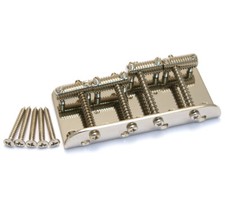 Vintage Threaded Saddle 50s/60s Style Bridge for Fender P/Jazz Bass  BB-0355-001