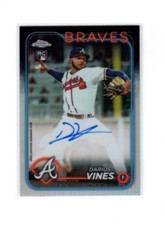 2024 Topps Chrome Refractor Rookie Autograph Darius Vines RC Auto 141/499