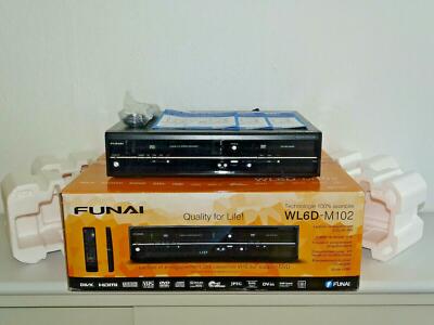 Funai WL6D-M102 VHS- / DVD-Recorder für PAL&SECAM, komplett in OVP, 2J. Garantie