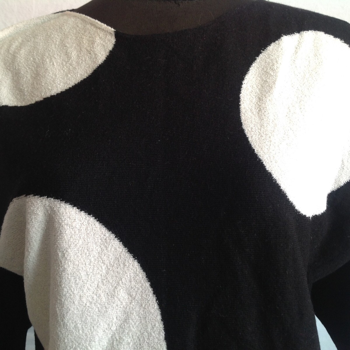 Pull Femme Noir Et Blanc LAURÈL - Taille 40 (FR) En Laine Mélangée