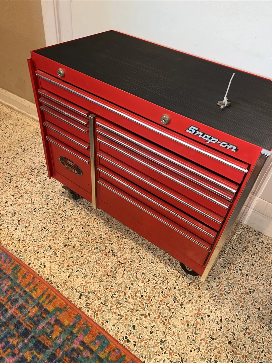 Mini Snap On 1 3 Scale Salesman Award Tool Storage Contest Winner Box Red Wheels