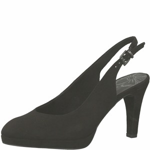 womens black slingback pumps