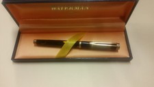 STILOGRAFICA WATERMAN GENTLEMAN FOGLIE D'ORO/LACCA NERA - VINTAGE 