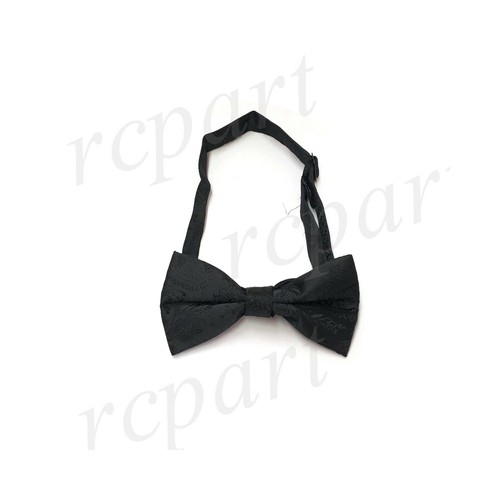 New Boy's kid's pre tied bowtie paisley formal wedding black red purple silver - Picture 4 of 39