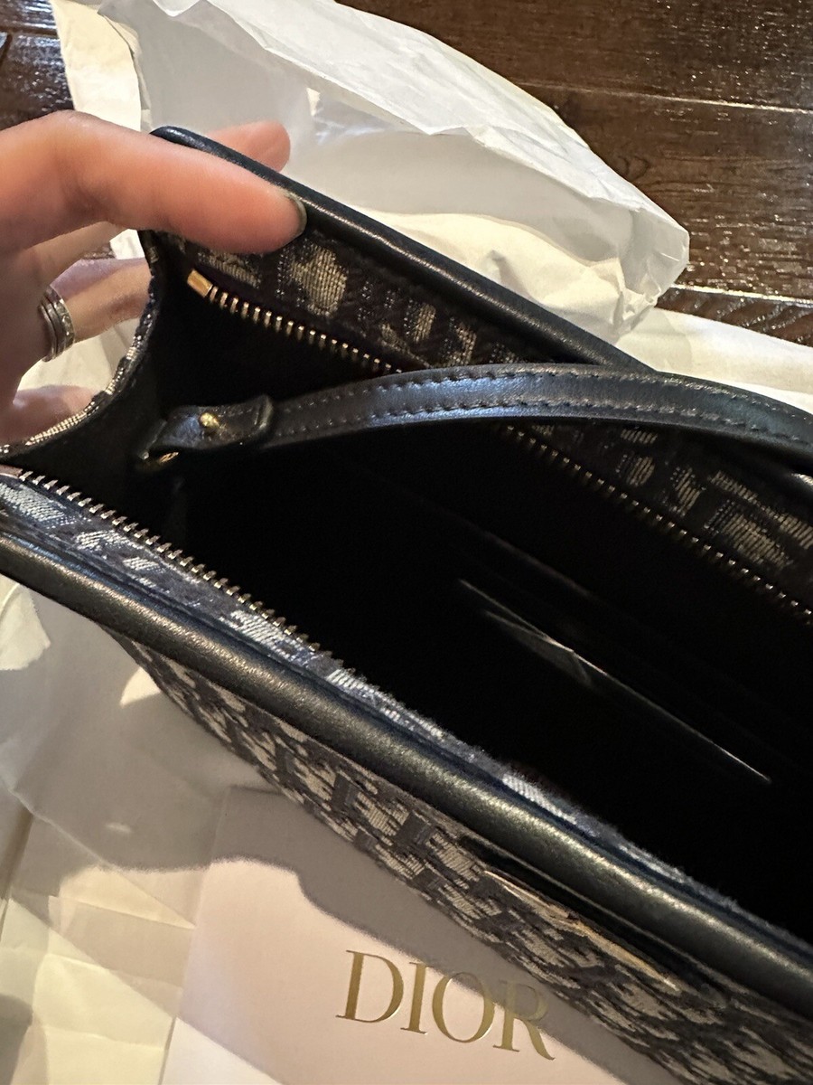 スピード配送◆送込【DIOR】30 Montaigne Dea*ポーチ 30 Montaigne Bag Blue Dior Oblique Jacquard | DIOR