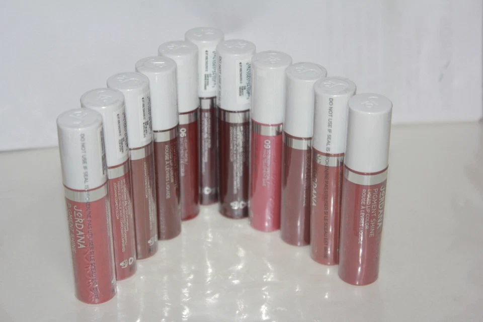 LOTE DE 3 JORDANA Pigmento Brillo Líquido Color de Labios SELLADOS ELIGE TU COLOR Foto 2 de 4