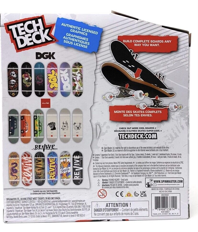 Skate De Dedo Tech Deck Revive Dragon - Multicores - Home