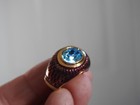 gorgeous Kenneth J Lane KJL faux Blue Topaz & Enamel RING 7.25 — photo 9