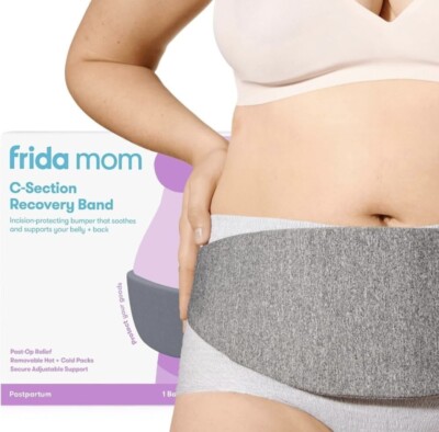 NEW Frida Mom C-Section Recovery Band Post-Op Incision Protector Hot/Cold Packs