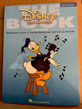 Walt Disney 73 Songs~Sheet Music Lyrics~Easy Guitar~LikeNew~Hal Leonard Songbook