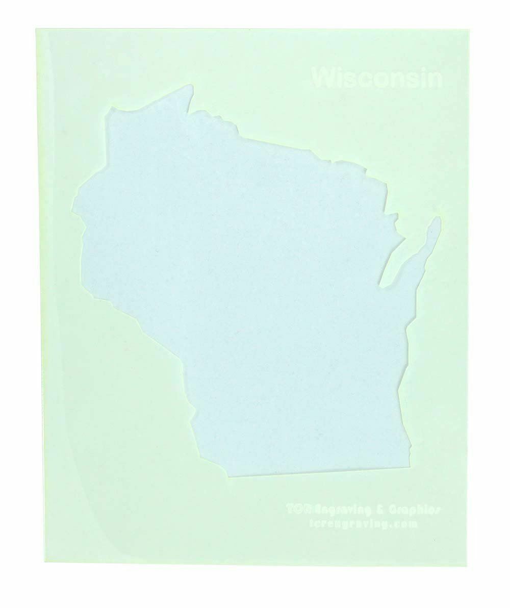 State of Wisconsin Stencil 14 Mil - Painting /Crafts/ Templates | eBay