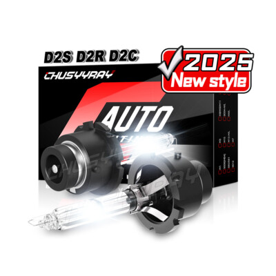 2Pcs D2S 6000K HID Xenon Replacement Low/High Beam Headlight Lamp Bulbs