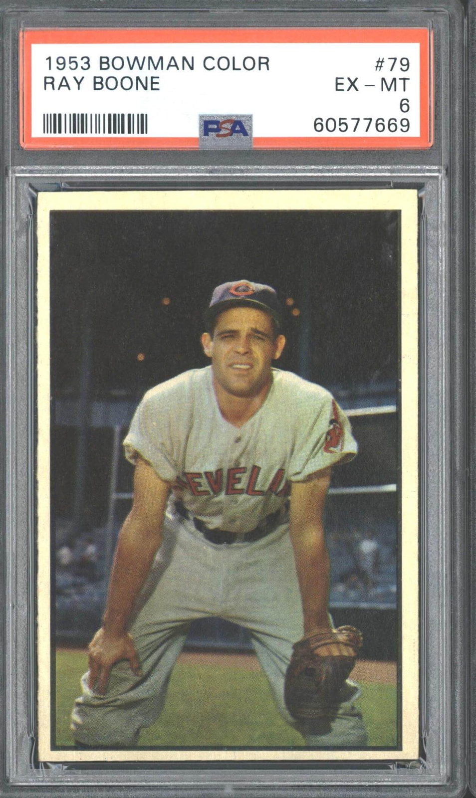 1953 Bowman Color #79 Ray Boone - PSA 6