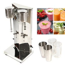 Double Head Milkshake Machine Commercial Ice Cream Mixer Smoothie Milk Shaker